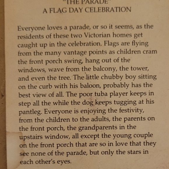 " the parade" A flag day celebration framed artwork by Bonnie Holden - Picture 8 of 8